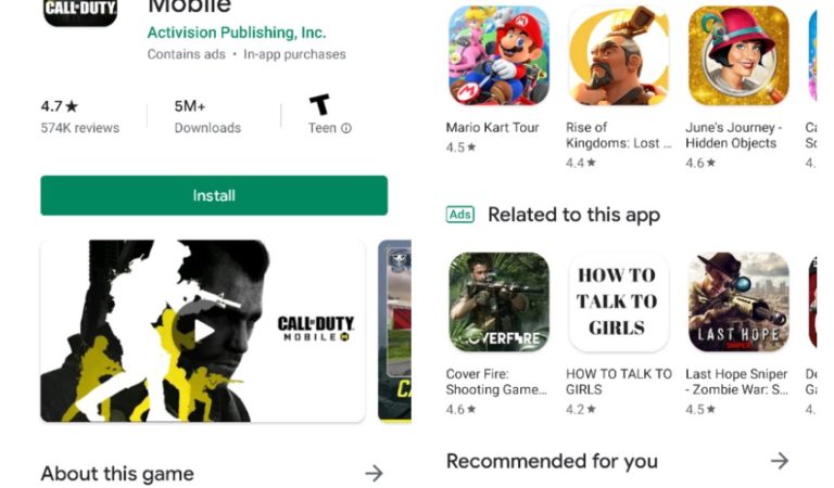 Related apps appealing to the correct crowd